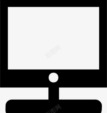 显示器电脑显示器电视图标图标