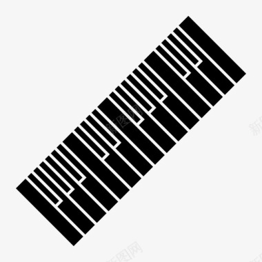 钢琴键盘和弦音乐图标图标