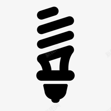 灯泡电能源图标图标