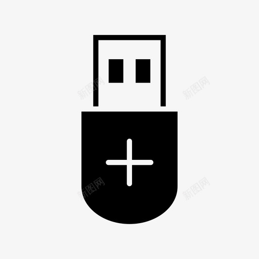 添加添加usbpendrive图标svg_新图网 https://ixintu.com pendrive 存储器 添加 添加usb 设备附件