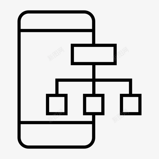 移动应用开发图标svg_新图网 https://ixintu.com 应用 开发 移动