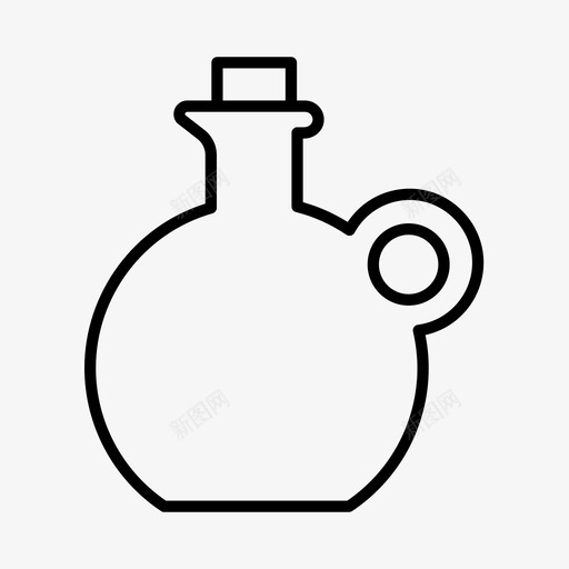 采购产品橄榄油橄榄油瓶子图标svg_新图网 https://ixintu.com 意大利 橄榄油 沙拉酱 瓶子 调味品 采购产品橄榄油 食品