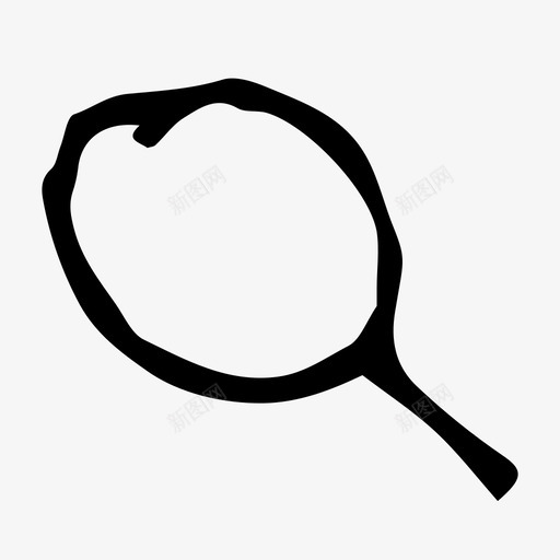 放大镜涂鸦绘图图标svg_新图网 https://ixintu.com 搜索 放大镜 涂鸦 绘图 缩放