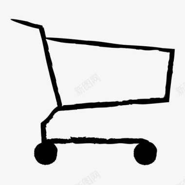 购物车购买杂货图标图标