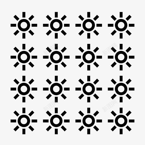 图案背景太阳图案图标svg_新图网 https://ixintu.com 图案设计 壁纸 太阳图案 背景