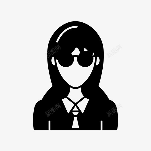 戴眼镜的女人化身大学女生图标svg_新图网 https://ixintu.com 化身 化身女人 大学女生 戴眼镜的女人 用户