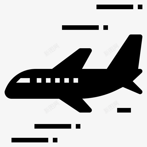 坐飞机飞行运输图标svg_新图网 https://ixintu.com 坐飞机 旅行 航空 运输 飞行