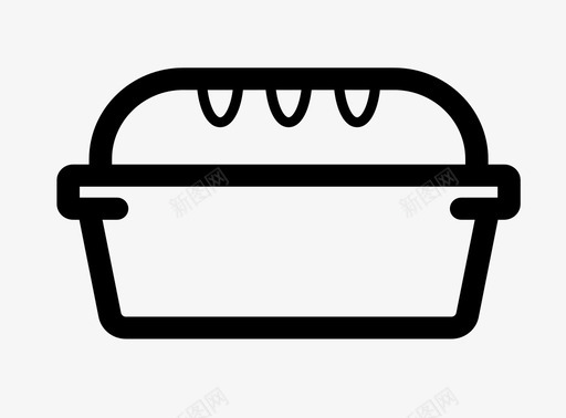 面包面包盘图标图标