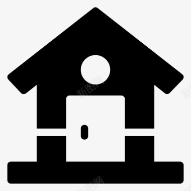 房屋开发房地产图标图标