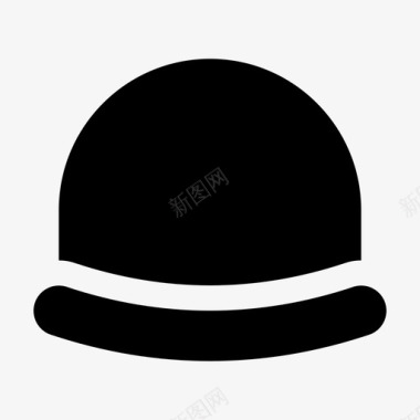帽子比尼保龄球图标图标