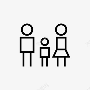 人家庭团体图标图标