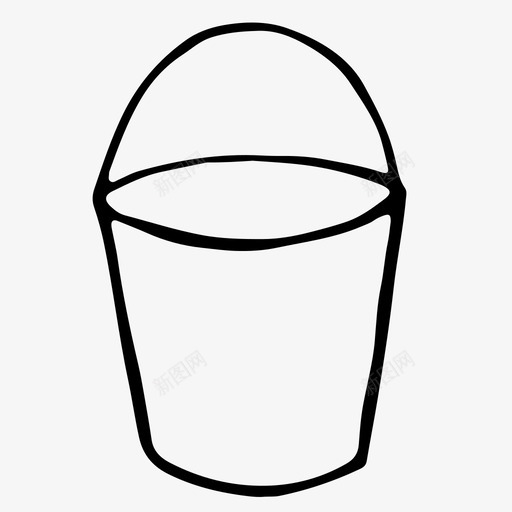 桶容量容器图标svg_新图网 https://ixintu.com 容器 容量 桶 水