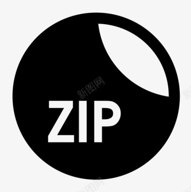 zip文件扩展名svg图标图标