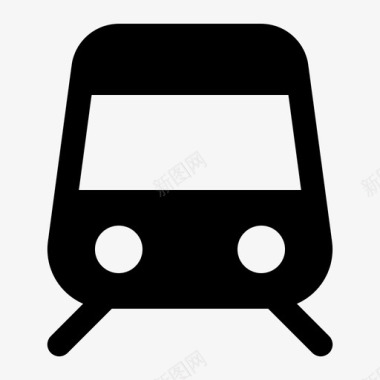 地铁公共交通电力火车图标图标