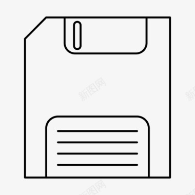 软盘驱动器保存文件图标图标