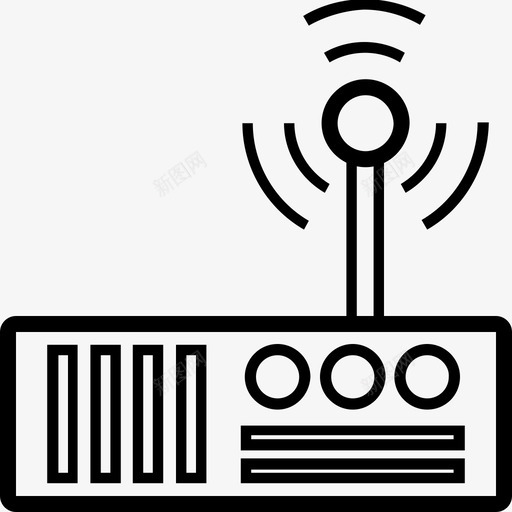 路由器计算机设备图标svg_新图网 https://ixintu.com wifi 技术 计算机 设备 路由器 轮廓计算机