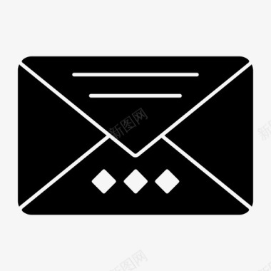 电子邮件业务信件图标图标