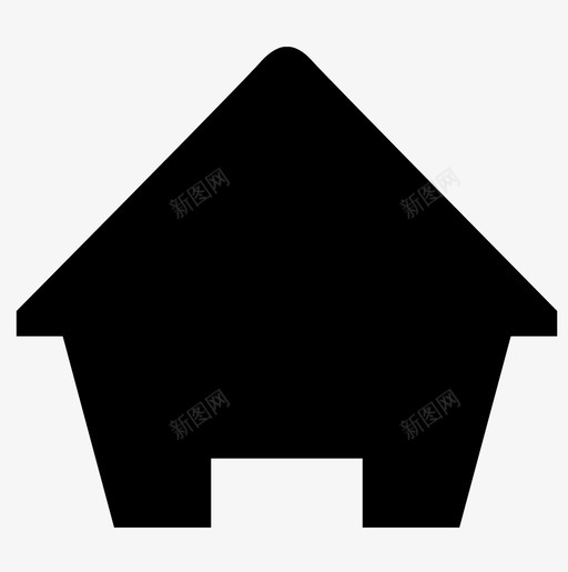 家房子基本用户界面图标svg_新图网 https://ixintu.com 基本用户界面 家 房子