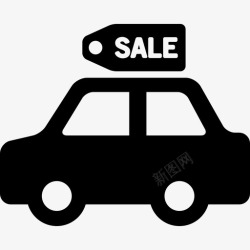 销售汽车销售汽车运输工具汽车图标高清图片