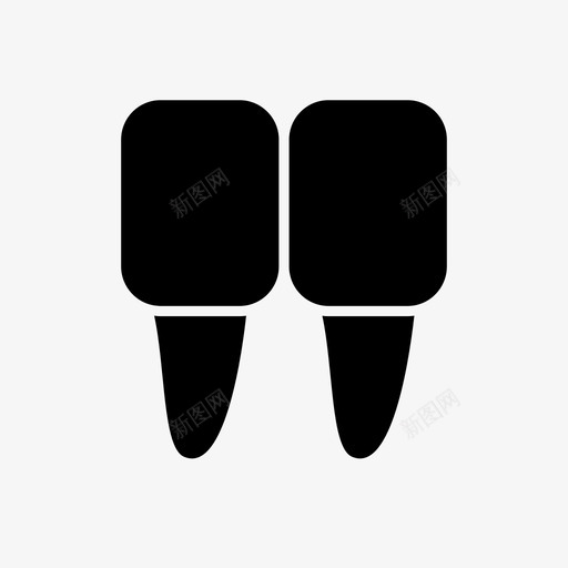 门牙牙齿牙医图标svg_新图网 https://ixintu.com 口腔 牙医 牙齿 门牙