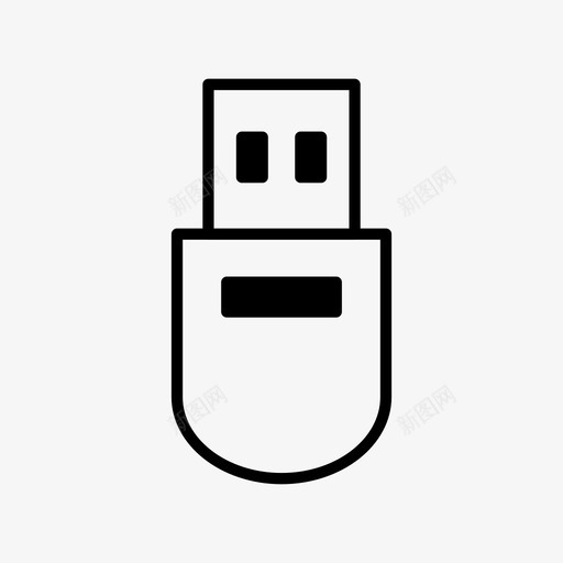 usb闪存记忆棒图标svg_新图网 https://ixintu.com pendrive usb 存储器 记忆棒 设备配件 闪存