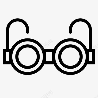 眼镜光学阅读图标图标
