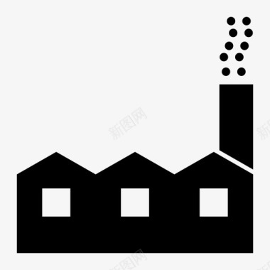 工厂建筑制造厂图标图标