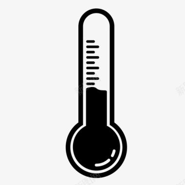 温度计度量度图标图标