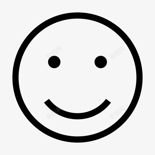 满意的顾客情感脸图标svg_新图网 https://ixintu.com 微笑 快乐 情感 满意的顾客 网络 脸