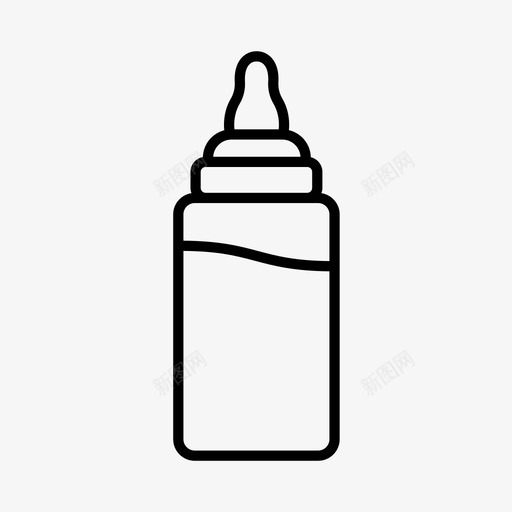婴儿奶瓶新生儿婴儿图标svg_新图网 https://ixintu.com 奶瓶 婴儿 婴儿奶瓶 幼儿 新生儿