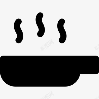 煎锅炊具平底锅图标图标