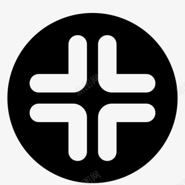 最小化按钮交叉图标图标