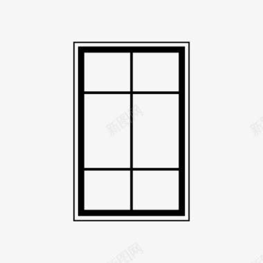 窗户家庭窗户房子窗户图标图标