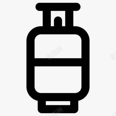 气瓶气体图标图标