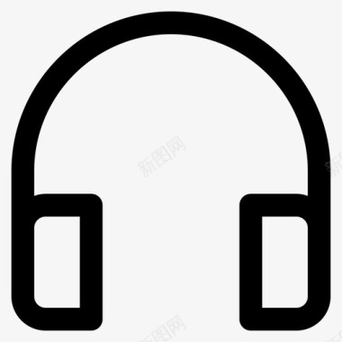 耳机耳罩耳塞图标图标