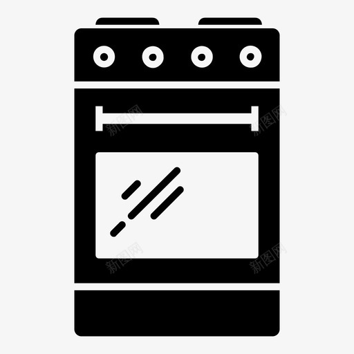 厨具灶具烤箱图标svg_新图网 https://ixintu.com 厨具 灶具 烤箱