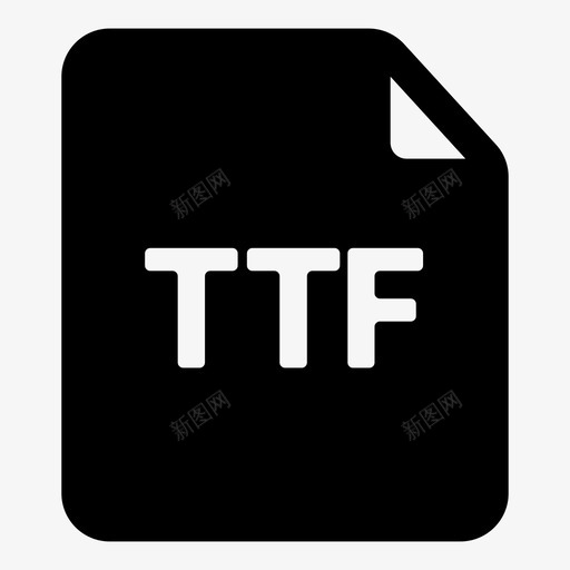 ttf文件字体图标svg_新图网 https://ixintu.com ttf文件 下载 字体 文件扩展名实体 真 类型
