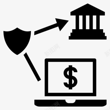 安全银行网上银行手机银行图标图标