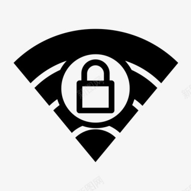 安全wifi专用wifi锁定图标图标
