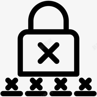锁域密码安全图标图标