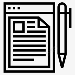 blogpostonlinearticleblogpostnewarticle图标高清图片