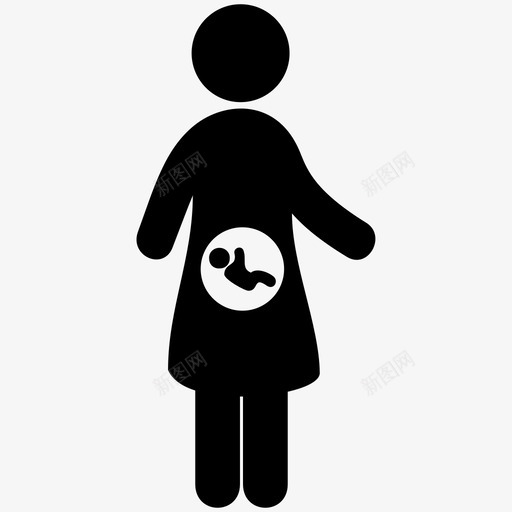 怀孕母亲妻子图标svg_新图网 https://ixintu.com 妻子 怀孕 母亲