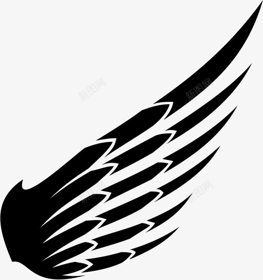 天使之翼飞翔自由图标svg_新图网 https://ixintu.com 天使之翼 翅膀 翅膀翼 自由 飞翔