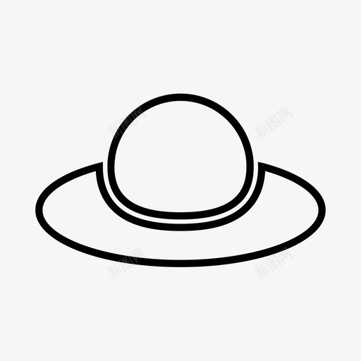 松软的帽子宽松的帽子配件图标svg_新图网 https://ixintu.com 女人 宽松的帽子 时尚 松软的帽子 衣服 衣服轮廓 配件