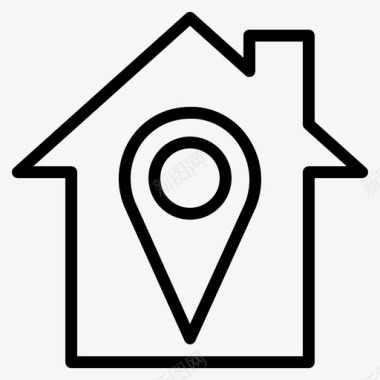 地点房子位置图标图标