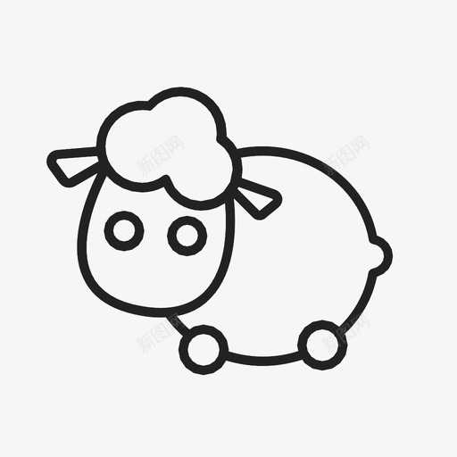 绵羊动物叫声图标svg_新图网 https://ixintu.com 动物 叫声 白色 绵羊 羊毛 羊群