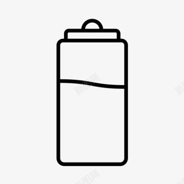 水瓶婴儿奶粉容器图标图标