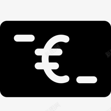 欧元钞票现金货币图标图标