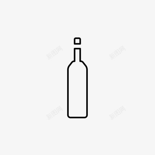 烈酒玻璃瓶威士忌图标svg_新图网 https://ixintu.com 威士忌 烈酒 玻璃瓶 饮料套装3