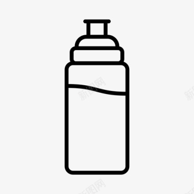 饮料瓶运动健身图标图标